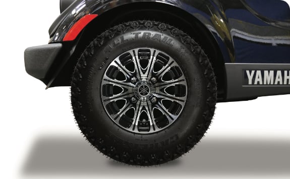 10" 12-Spoke J-Series All-Terrain Black Machine Alloy Wheels